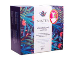 НИКТИ NR20 Чай Королевский Завтрак, чай зеленый, пакетированный для чайника, 20х4г
